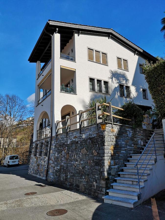 1 Zimmer Apartment Mit Seesicht Und Pool Gambarogno Dış mekan fotoğraf